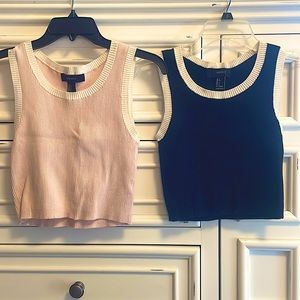 Set of 2 Sweater Tanks. Great Shape